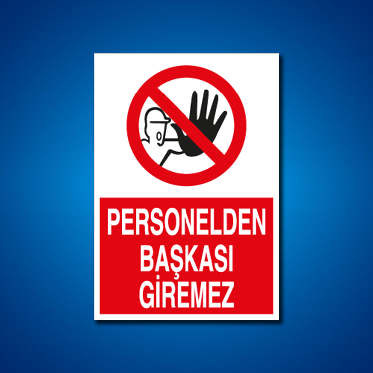 Giriş-Çıkış İş Güvenliği Etiketleri