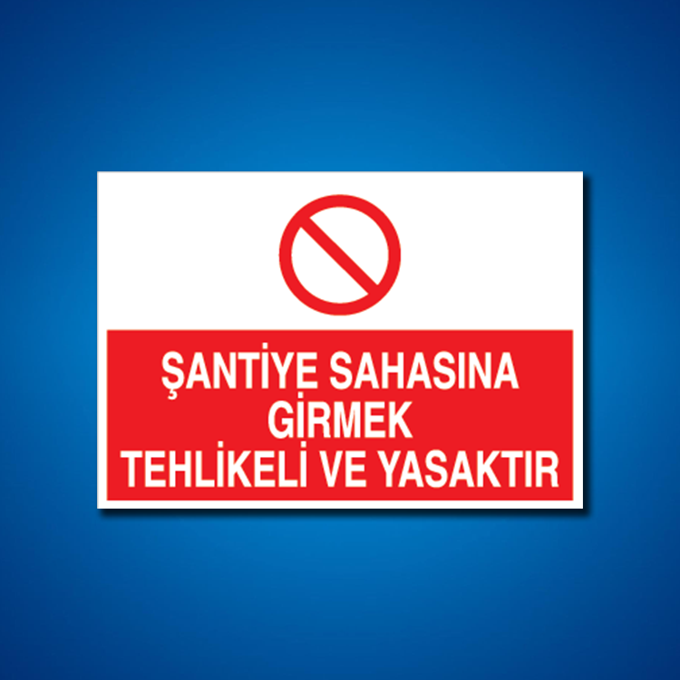 Şantiye İş Güvenliği Etiketleri