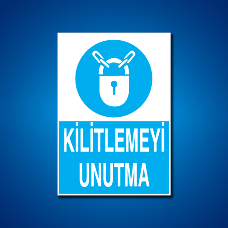 Çeşitli Levhalar İş Güvenliği Etiketleri