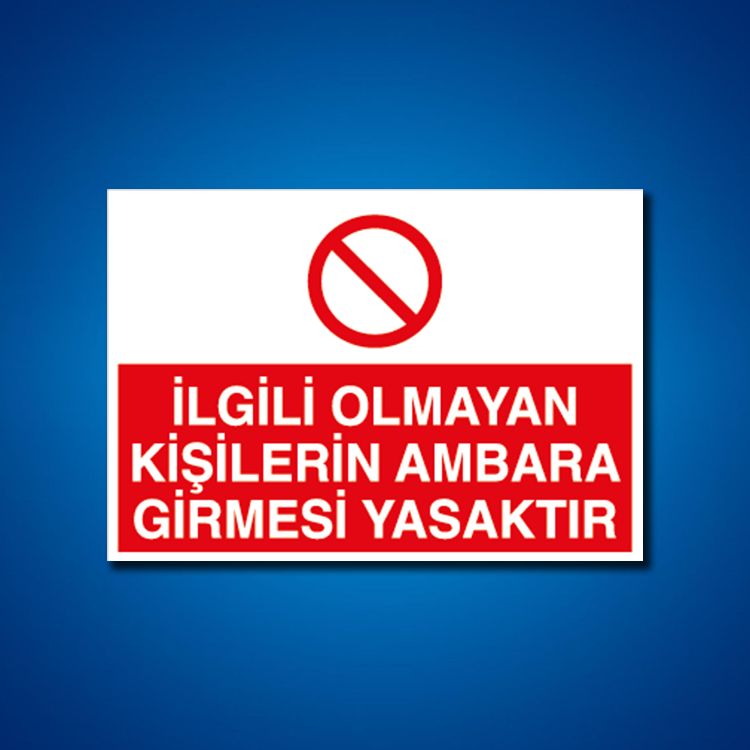 İstif-Raf-Depo İş Güvenliği Etiketleri