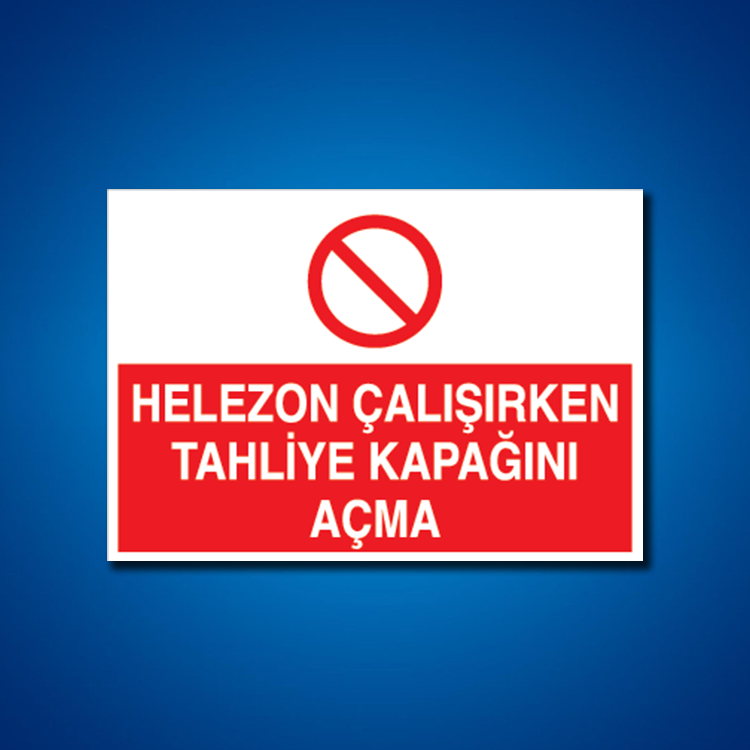 Diğer Makinalar İş Güvenliği Etiketleri