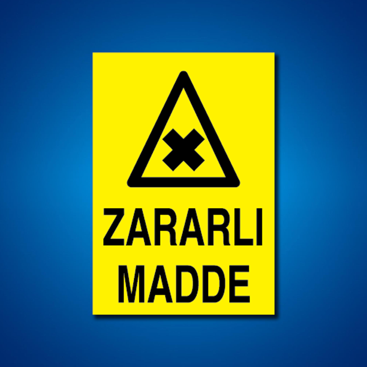 Tehlileli Madde-Ortam İş Güvenliği Etiketleri