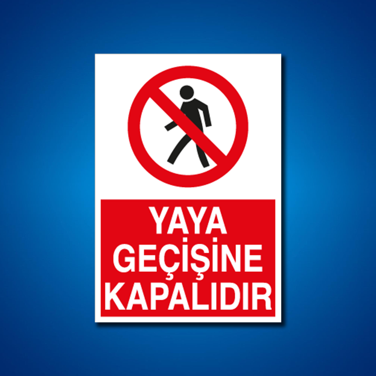 Şoför Araç Kantar Yaya İş Güvenliği Etiketleri