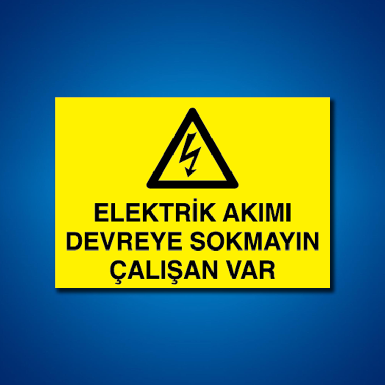 Elektrik İş Güvenliği Etiketleri