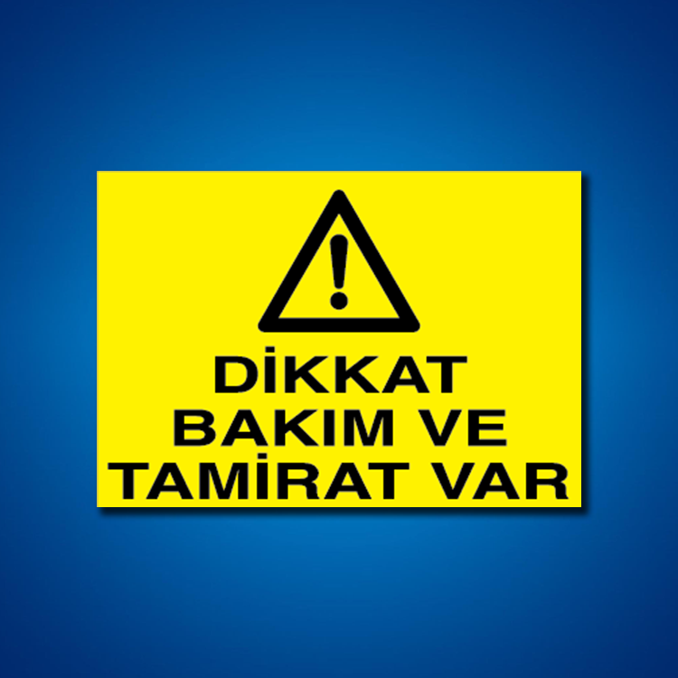 Bakım Arıza Ayar Ve Yağlama Etiketleri