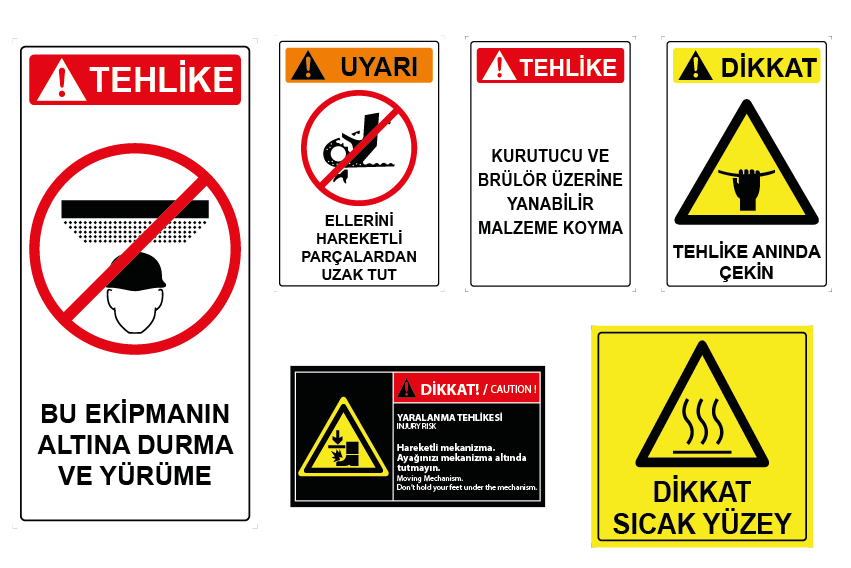 Uyarı Ve Güvenlik Etiketleri