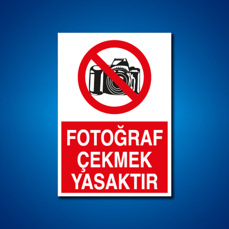 Cep Telefonu Ve Kamera İş Güvenliği Etiketi