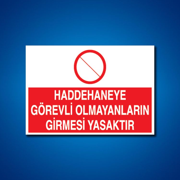 Ocak-Haddehane-Döküm İş Güvenliği Etiketleri