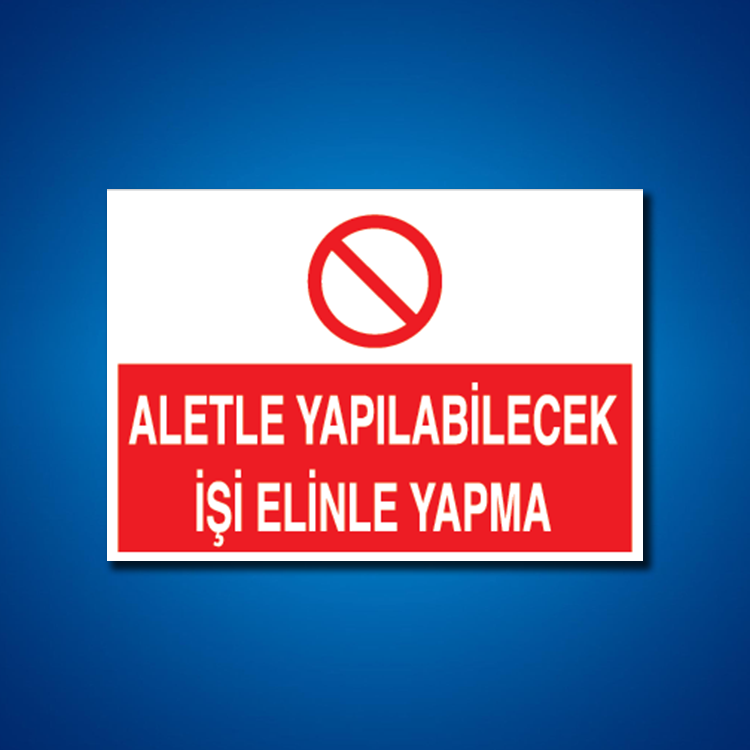 Alet-Tezgah-Malzeme Etiketleri