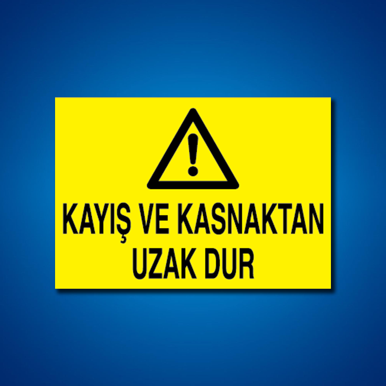 Makine İş Güvenliği Etiketleri