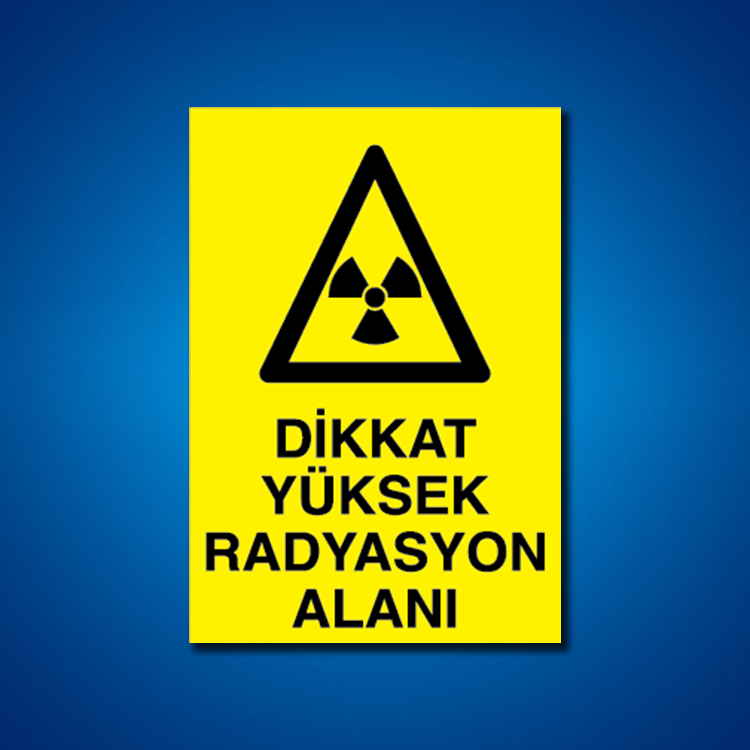Radyason Lazer Işın İş Güvenliği Etiketleri