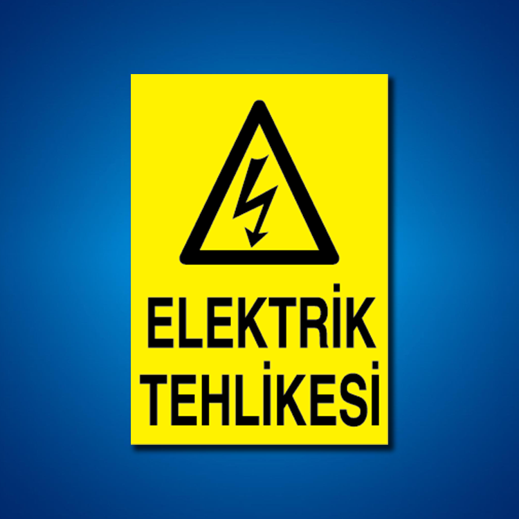 Elektrik İş Güvenliği Etiketleri