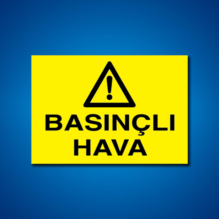 Hava-Su-Isı İş Güvenliği Etiketleri