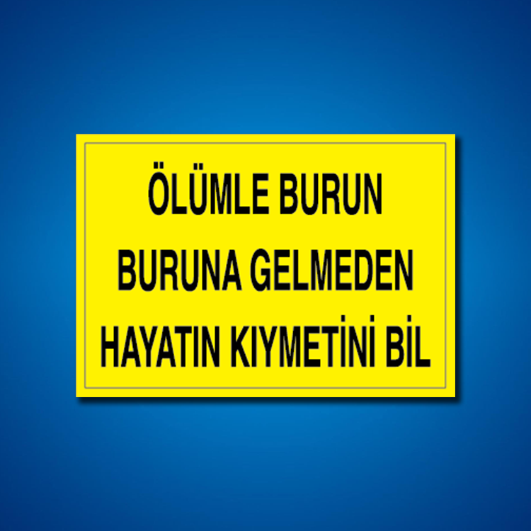 İş Kazası İş Güvenliği Etiketleri