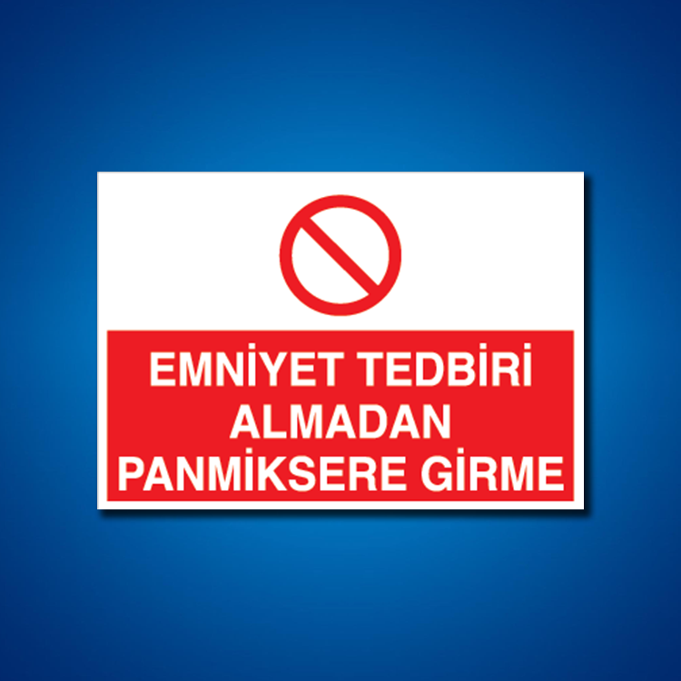 Diğer Makinalar İş Güvenliği Etiketleri