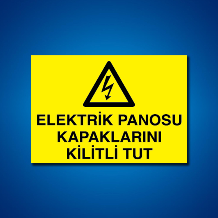 Pano İş Güvenliği Etiketleri