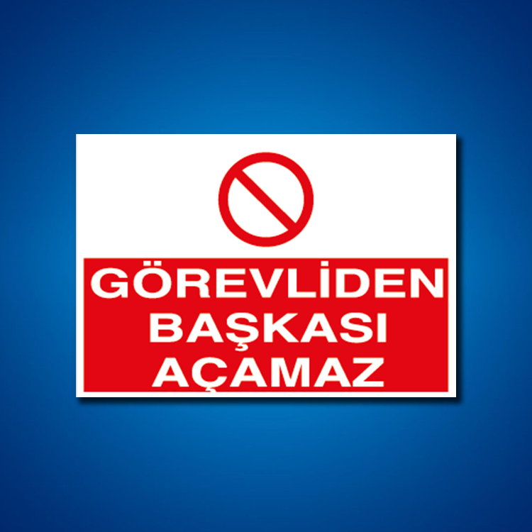 Makine İş Güvenliği Etiketleri